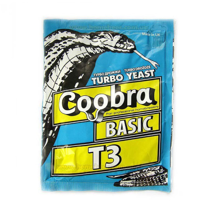 Turbo yeast alcohol "COOBRA" BASIC T3 (90 gr) в Владимире