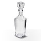 Бутылка (штоф) "Элегант" стеклянная 0,5 литра с пробкой  в Владимире