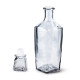 Бутылка (штоф) "Элегант" стеклянная 0,5 литра с пробкой  в Владимире